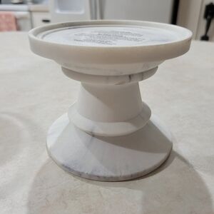 Bath and Body Works Marble Candle Holder Beautiful